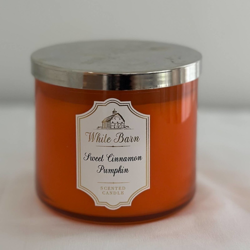 NWT Sweet Cinnamon Pumpkin Bath & Body Works - 3-Wick Candle